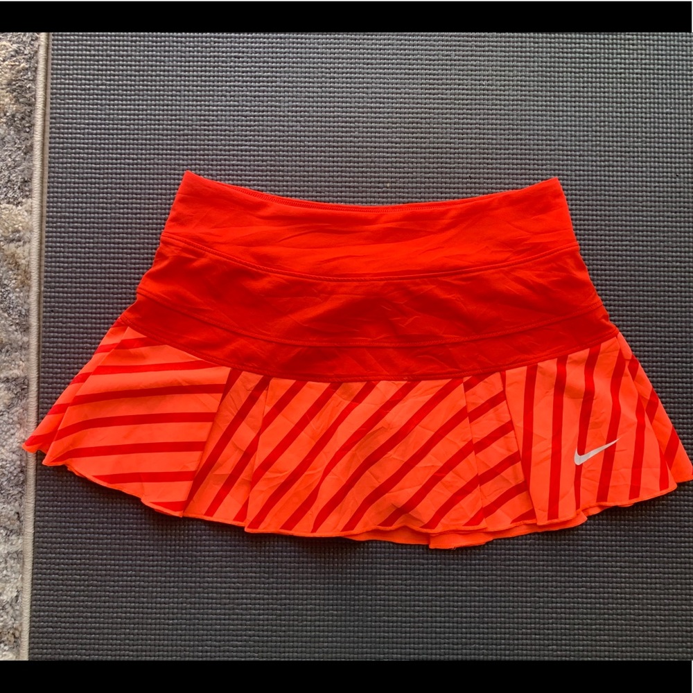 COPY - Nike Neon like orange tennis skirt(Size XS)
